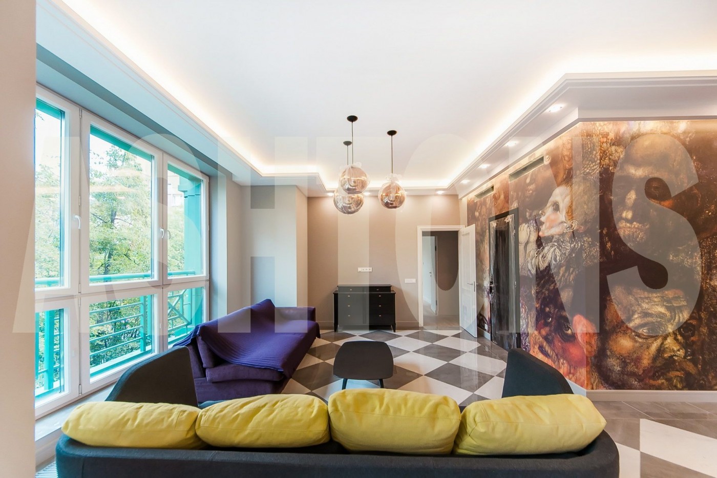 Apartment for rent in elite Residential Complex "Sytinsky" on Bogoslovsky Lane, building 12A at the Patriarch's Ponds by real estate agency ASHTONS INTERNATIONAL REALTY