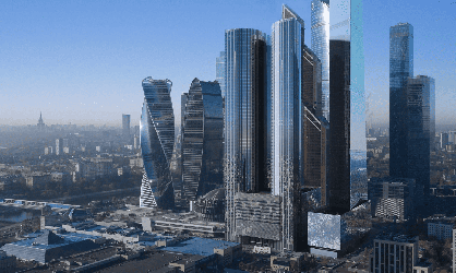 Two towers for sale in the  multifunctional complex Moscow Towers